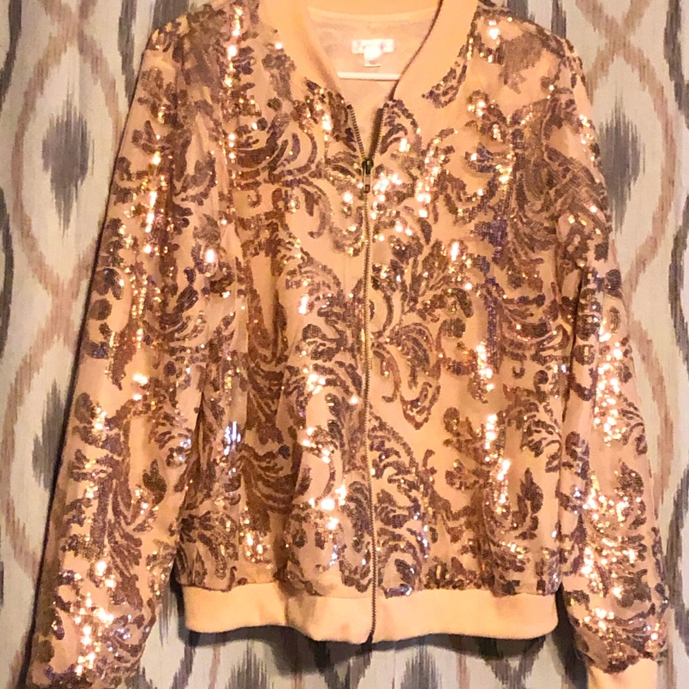 Sequin light jacket